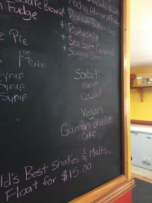 Vegan ice cream and sorbets at Paradise Cream in San Pedro