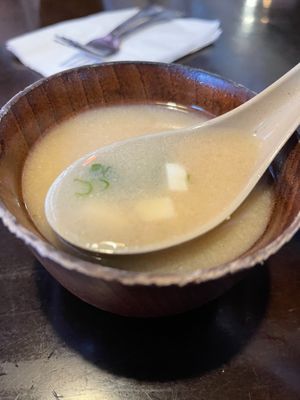 Miso Soup at Tony's Sushi in Ocala