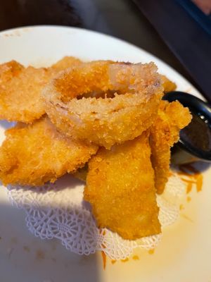 Veggie tempura appetizer at Tony's Sushi in Ocala