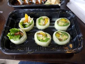 Naruto veggie rolls at Tony's Sushi in Ocala