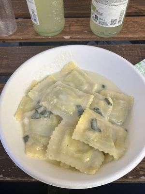 Ravioli (vegetarian)  at Ciao Checca in Rome