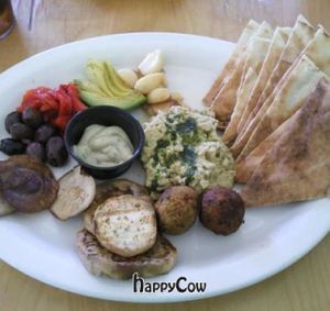 Nana's Hummus Plate at Meridian Cafe in Louisville