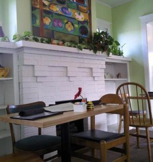 inside at Meridian Cafe in Louisville