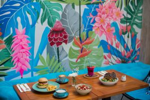 vegan breakfast set at Kin Cafe in Seminyak