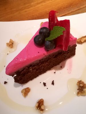 Beet slices were weird at Mr. Farmer - Midtown Hibiya in Tokyo
