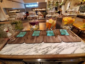 ウォーターサーバー #Veganuary at Mr. Farmer - Midtown Hibiya in Tokyo