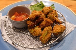 Deep fried avocado at Mr. Farmer - Midtown Hibiya in Tokyo