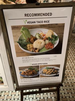 Menu at Mr. Farmer - Midtown Hibiya in Tokyo