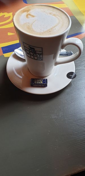 Oat latte at The Cosy Club in Hereford