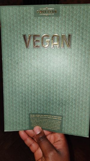 Vegan menu at The Cosy Club in Hereford