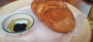 Bread with balsamic vinegar at The Cosy Club in Lincoln