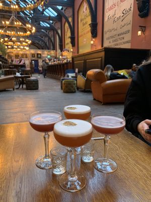 Pornstar martinis & strawberry daquari   at The Cosy Club in Lincoln