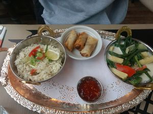 Thai green curry at The Cosy Club in Lincoln