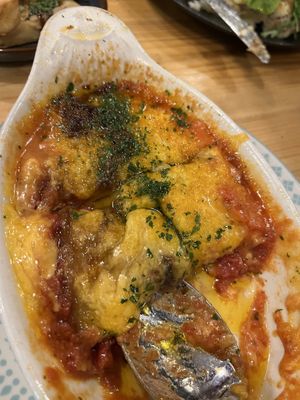  Baked Aubergine at Lola's Tapas Restaurant in Bournemouth