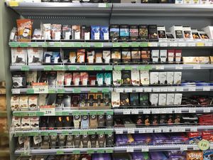 Dry goods at BioJu in Tirana