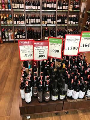 Wines at BioJu in Tirana