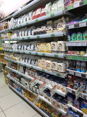 More aisle angles  at BioJu in Tirana