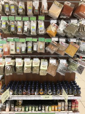 Spices at BioJu in Tirana