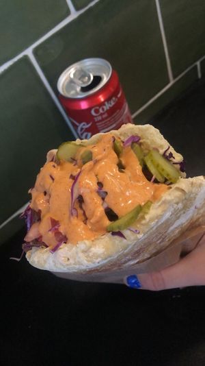 Green falafel at Daddy Cool in Split