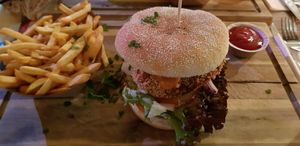 Veganer Burger at Sausalitos in Siegen
