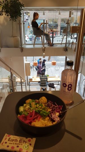 It's not a vegan place but they do have a few vegan options. at LETT in Stockholm