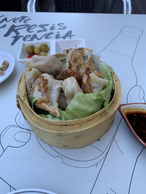 Dumplings €5  at Hume Russafa in Valencia