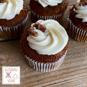 vegan and gluten free cupcakes - Carrot cake at Amsterdam Cupcake Company in Amsterdam
