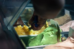 vegan ice cafe in Barcelona has the best vegan ice cream I have ever had at Vegan Ice Cafe in Barcelona