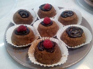 Gluten free, vegan pastry. Buckwheat, at La Milpa in Orgiva