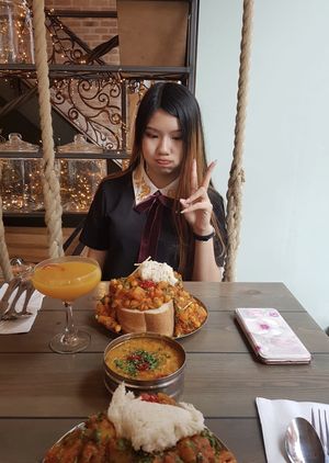 Bunny chow  at Mowgli in Nottingham