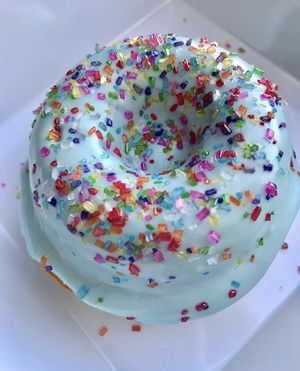 Vegan Sprinkle Donuts at Antoniette Vegan Cafe in West Palm Beach