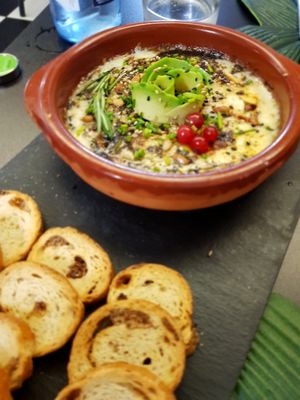 Provolone alcovat at Alvocat in Tarragona