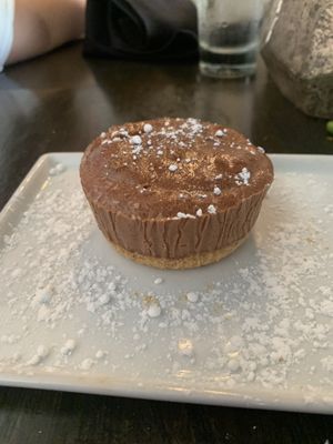 Chocolate peanut butter iced pudding  at Tula Kitchen in Bay Shore