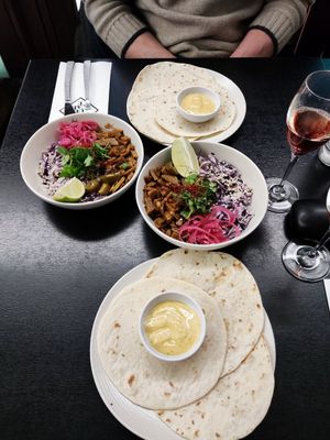 Tacos au seitan.un vrai délice at CultuurCafé de Grote Post in Oostende