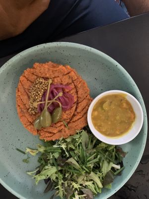 Vegan tartaar   at CultuurCafé de Grote Post in Oostende