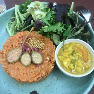 Vegan tartaar   at CultuurCafé de Grote Post in Oostende