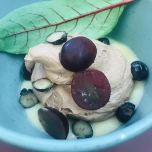 Vegan chocomousse   at CultuurCafé de Grote Post in Oostende