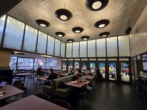 Dining room front at CultuurCafé de Grote Post in Oostende