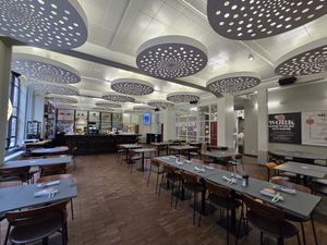 Dining roomback at CultuurCafé de Grote Post in Oostende