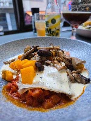 Lasagne at CultuurCafé de Grote Post in Oostende