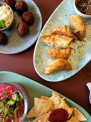 Appetizers at CultuurCafé de Grote Post in Oostende