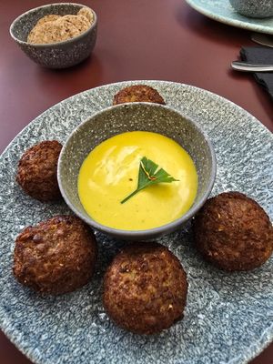 Falafels at CultuurCafé de Grote Post in Oostende