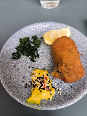 Sea croquette at CultuurCafé de Grote Post in Oostende