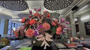 Interior at CultuurCafé de Grote Post in Oostende