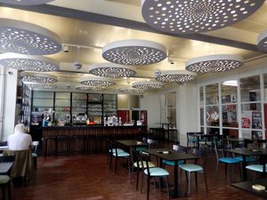 interior at CultuurCafé de Grote Post in Oostende