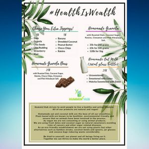 Updated Menu August 2018 Back at Hummin' Hub in Bandung