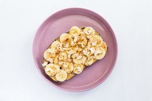 Peanut butter toast at Roots Plant-Based Cafe in Da Nang