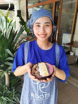  at Roots Plant-Based Cafe in Da Nang