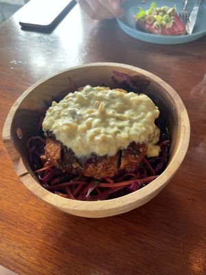 Katsu Don  at Roots Plant-Based Cafe in Da Nang