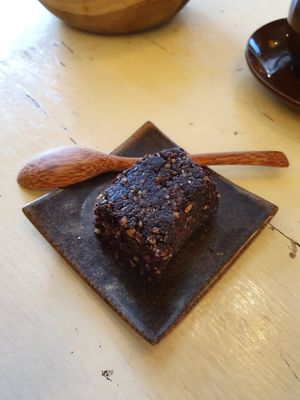 Raw Cake at Roots Plant-Based Cafe in Da Nang